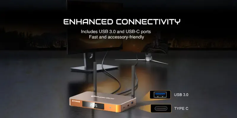 SuperBox S7 Prime enhanced USB 3.0 and USB-C connectivity