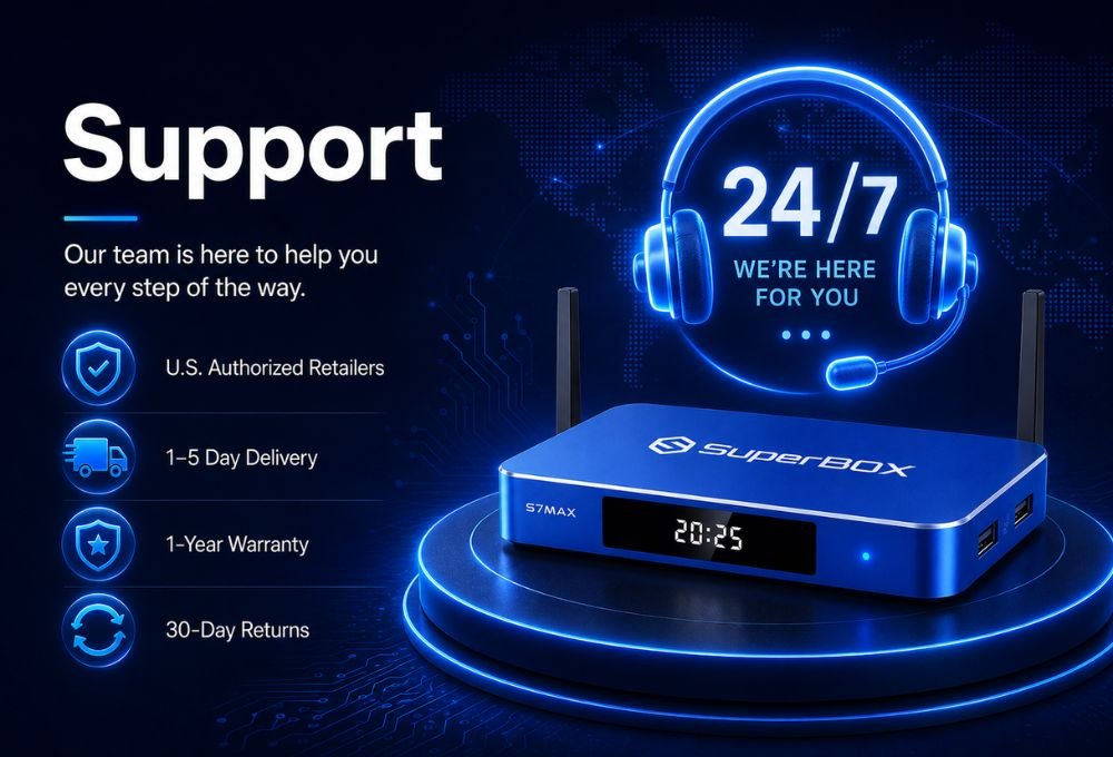 SuperBox setup and retailer support