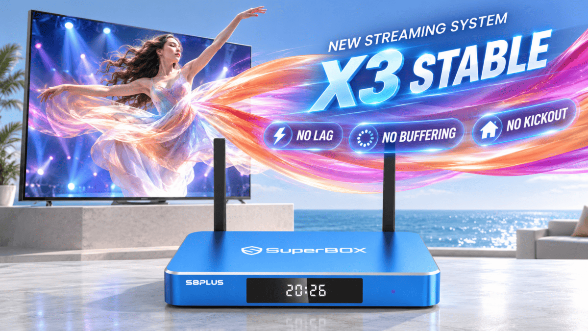 SuperBox S8 Plus upgraded streaming system