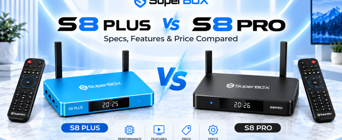 SuperBox S8 Plus vs SuperBox S8 Pro: Specs, Features and Price Compared